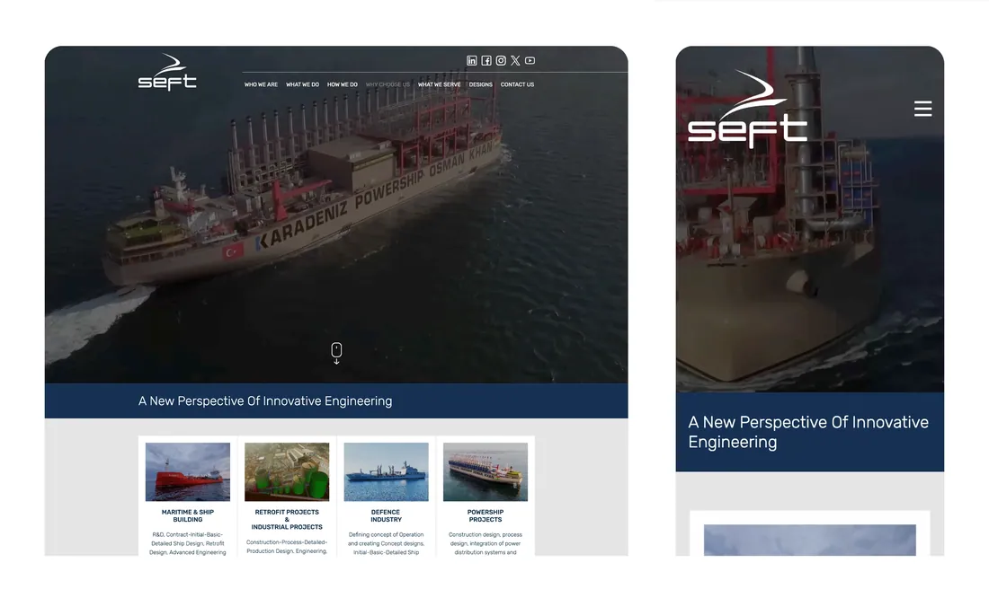 Seft web sitesi tasarımı, görsel 1