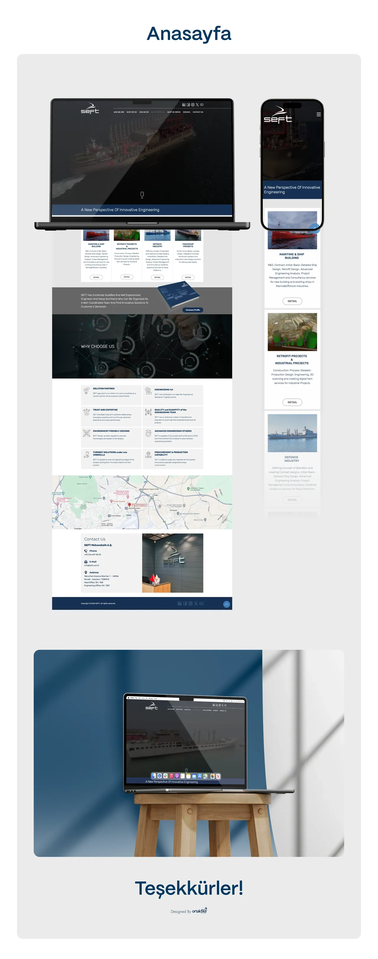 Seft web sitesi tasarımı, görsel 4
